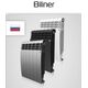 Биметаллический радиатор Royal Biliner 350 Silver Satin 4 секции, изображение 2